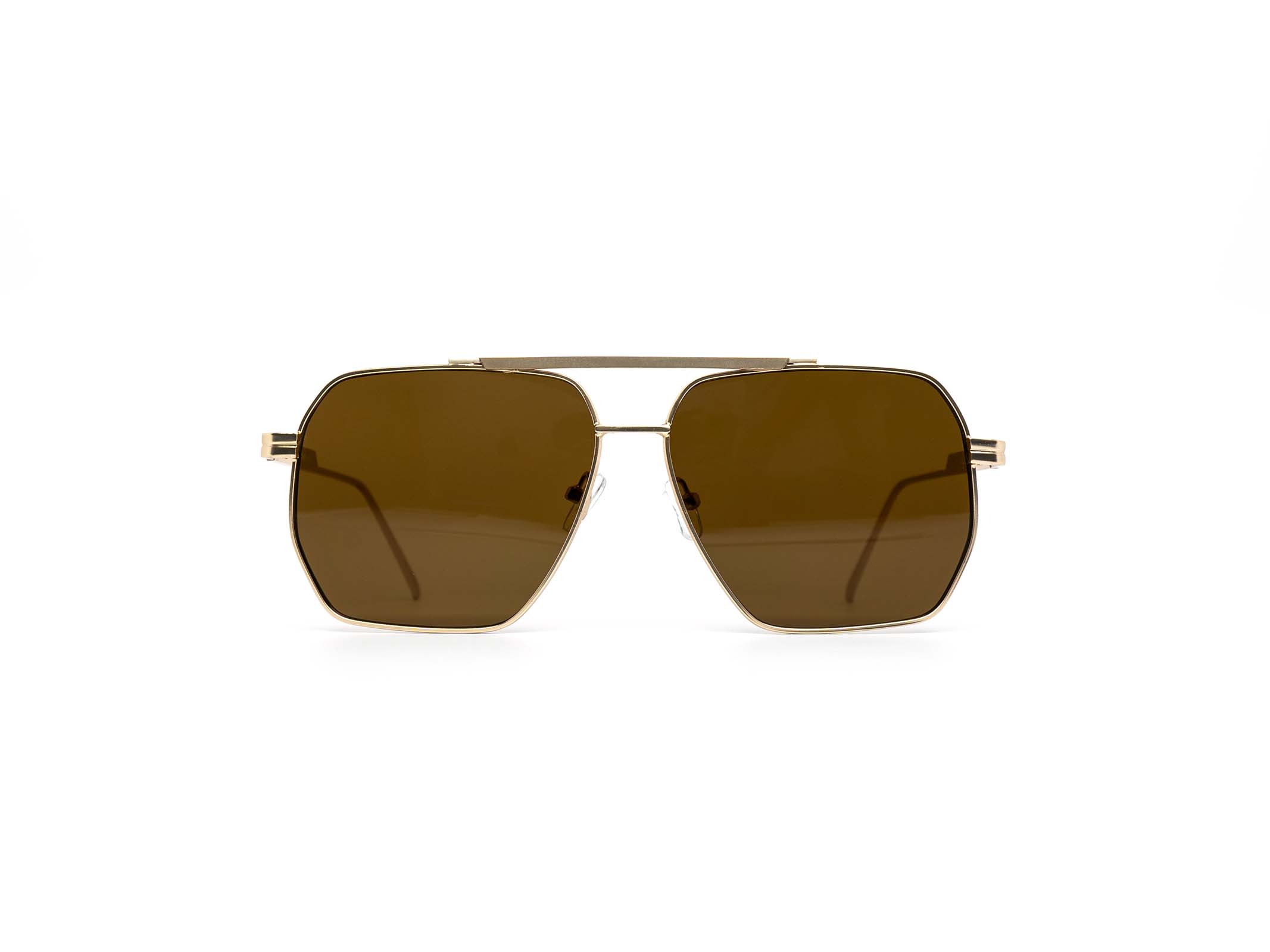 Gucci Gold Men's Aviator Sunglasses GG0528S M000236 - ItsHot