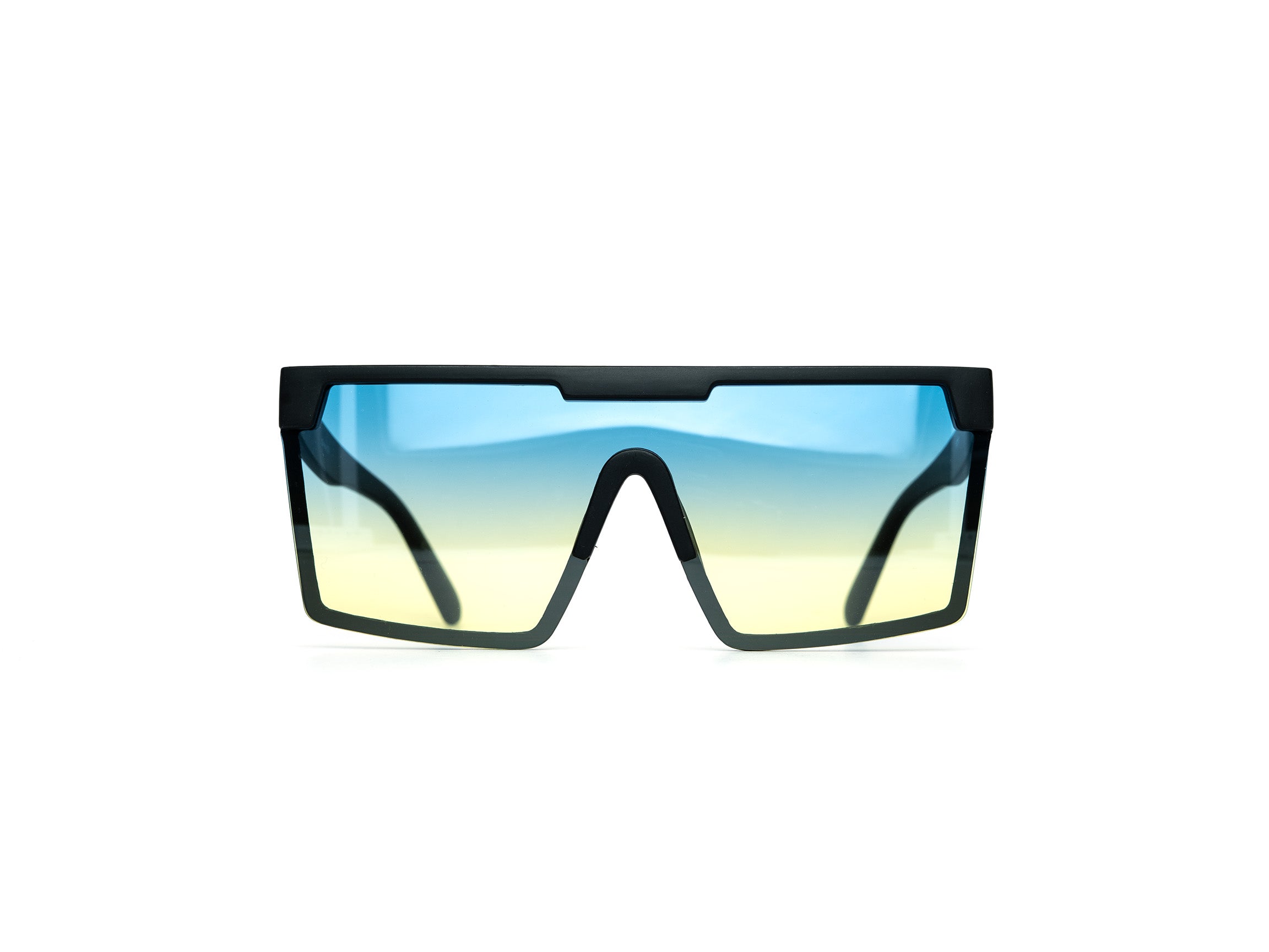 Chuck Oversized Shield Sunglasses – Cyberpunk Festival Style